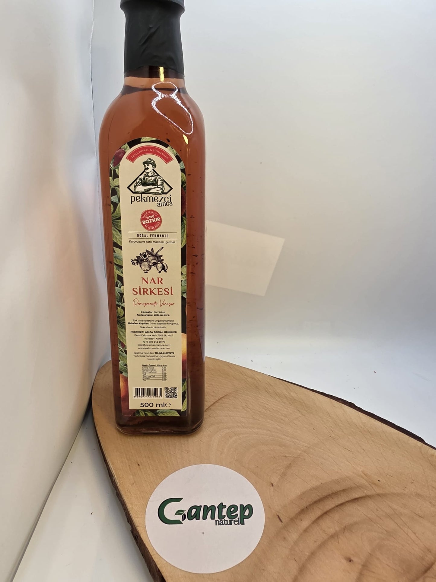 Granatapfelessig – Nar Sirkesi – Pekmezci Amca – 500 ml