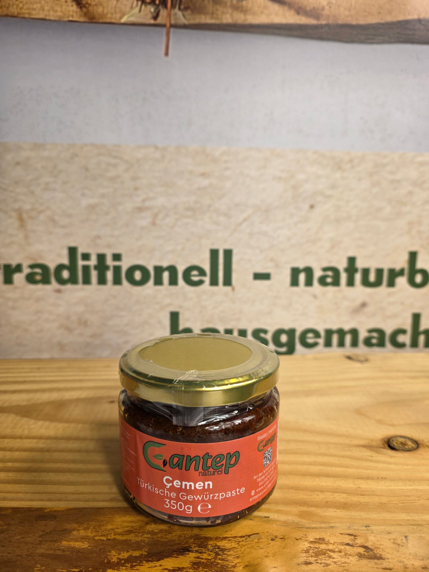 Gantep Naturel Çemen türkische Gewürzpaste scharf 350g