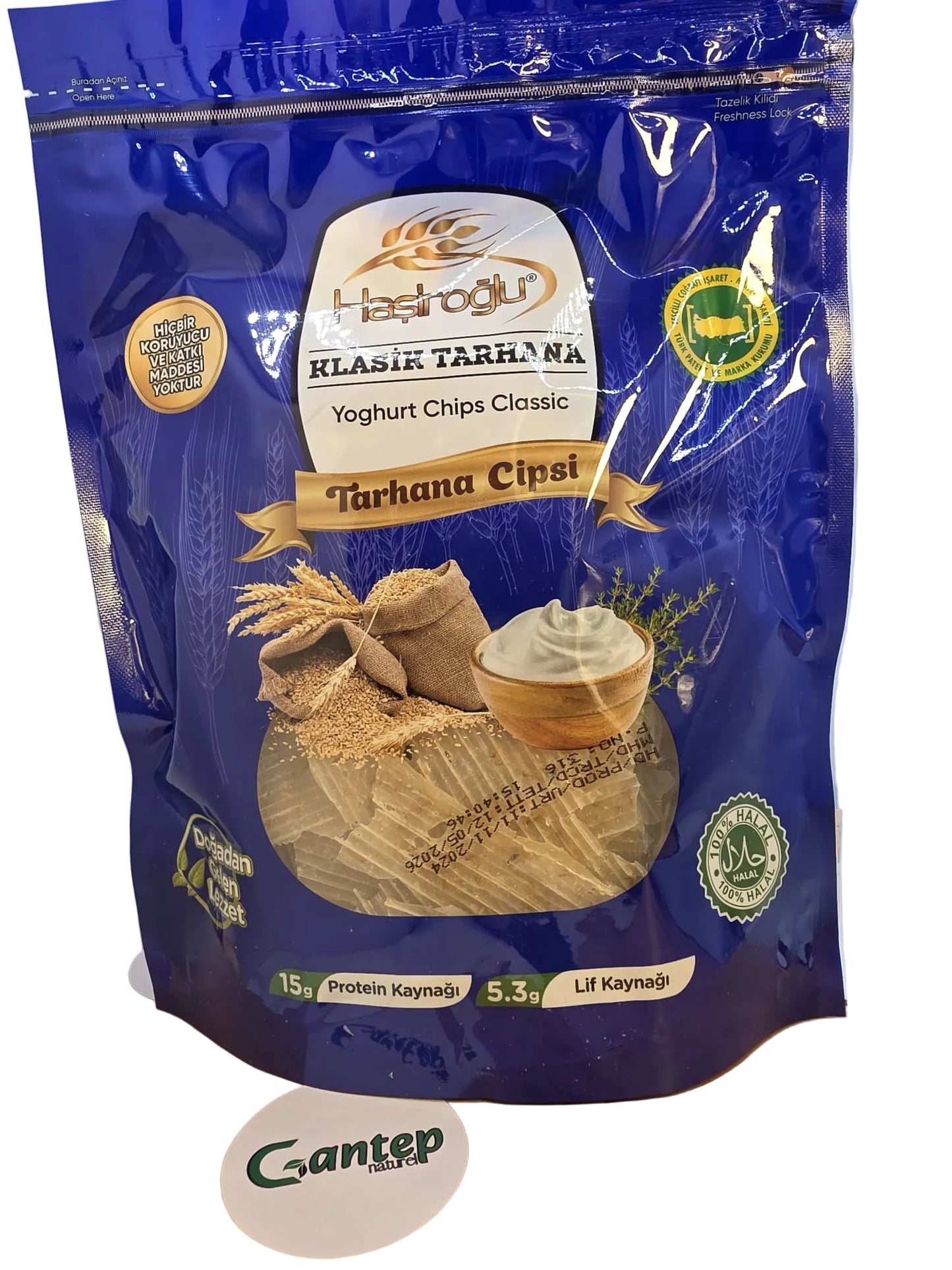(Kopie) Haşiroğlu Klasik Tarhana Yoghurt Chips Classic g
