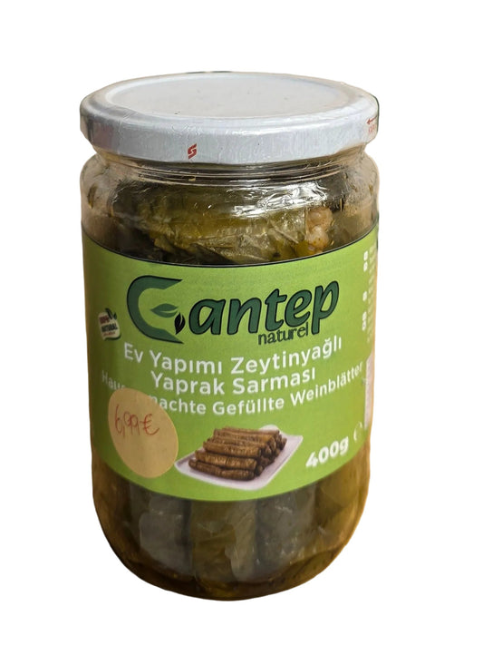 Gantep Weinblätterfüllung vegetarisch Yaprak Sarması zeytinyağlı 400 g