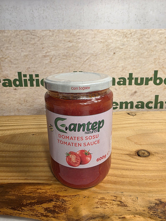 Gantep Naturel Tomatensoße ohne Zusatzstoffe 600g